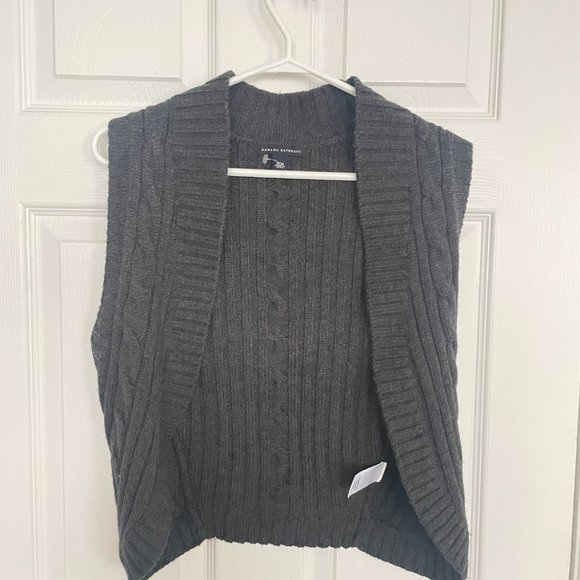 Banana Republic 100% Merino Wool Grey Vest - Picture 3 of 7